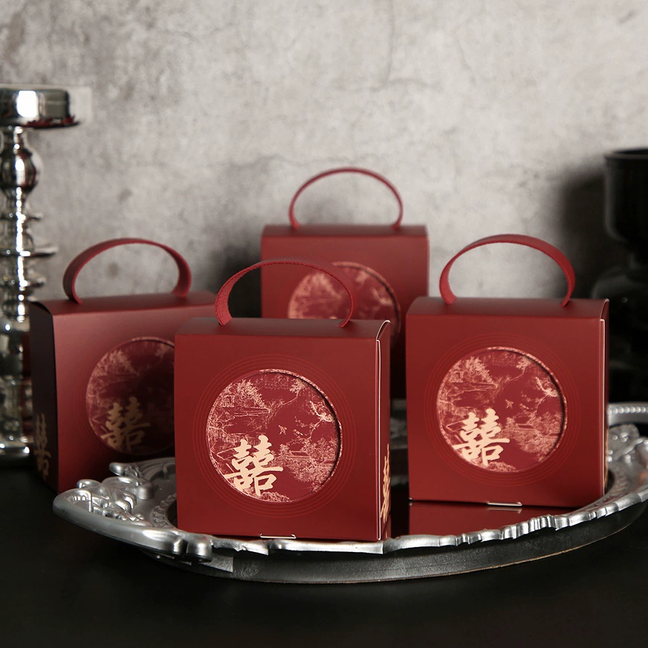 Гофэн свадебная коробка конфет креативная пластинка портативная коробка конфет новая китайская свадебная церемония помолвки с подарочной коробкой новая оптовая продажа