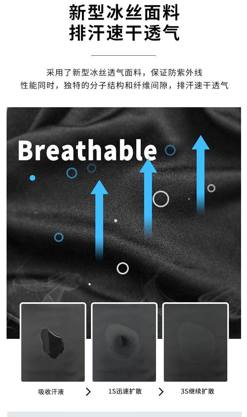 冰丝防晒手套,女翻盖露指手套,触屏手套,骑行开车手套,网眼透气手套,防紫外线薄款手套