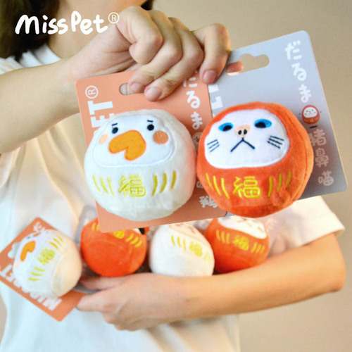 MISSPET Happy Buddha Catnip Cat Tossing Toy Pet