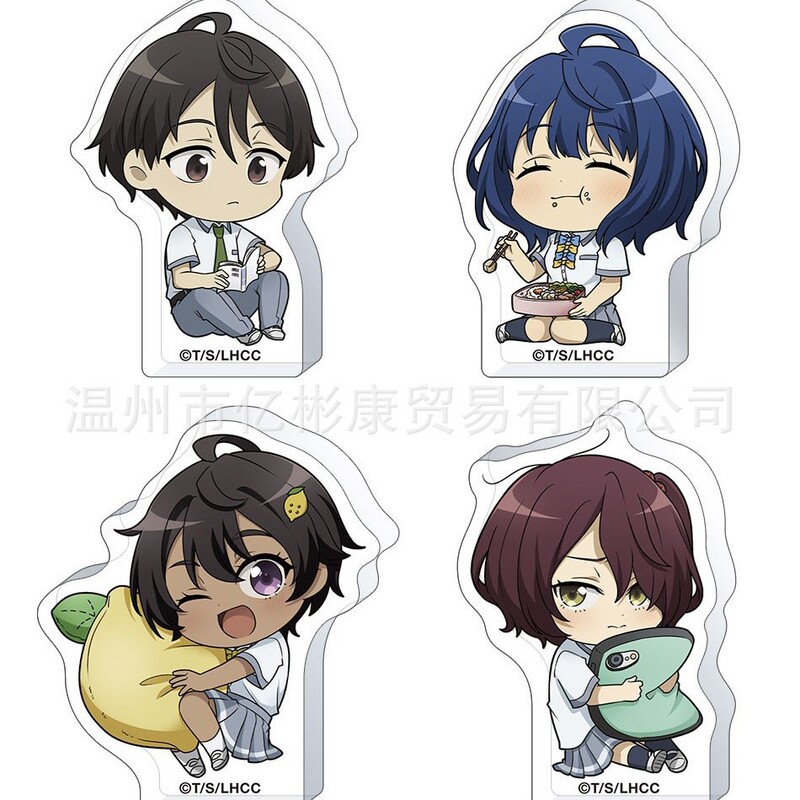 Anime Merchandise: Too Many Loser Female Protagonists Keychain Acrylic Accessory Pendant [Stock Clearance]