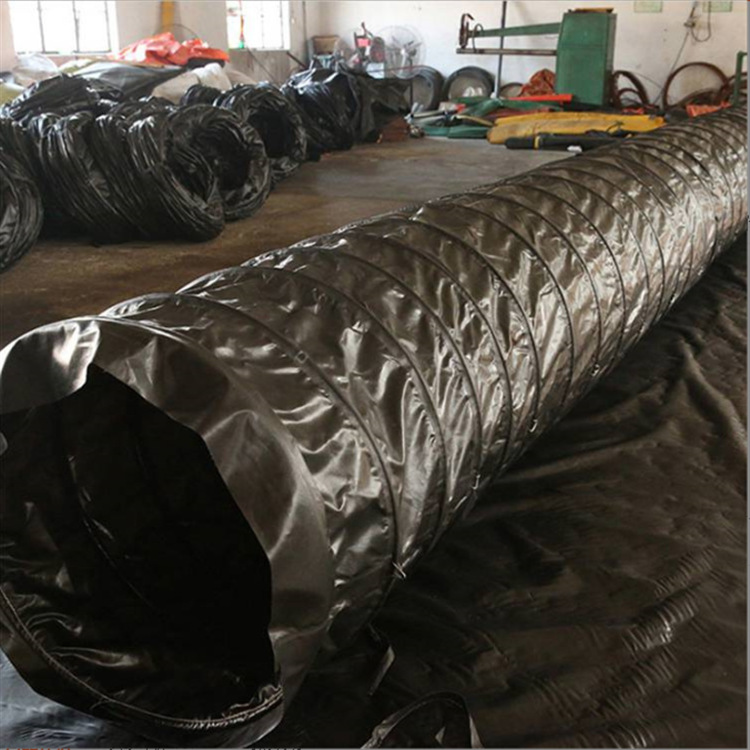 PVC ignífugo doble resistente a la presión positiva guía de aire tela de recubrimiento de plástico guía de aire de presión positiva guía de aire de mina de carbón tela guía de aire