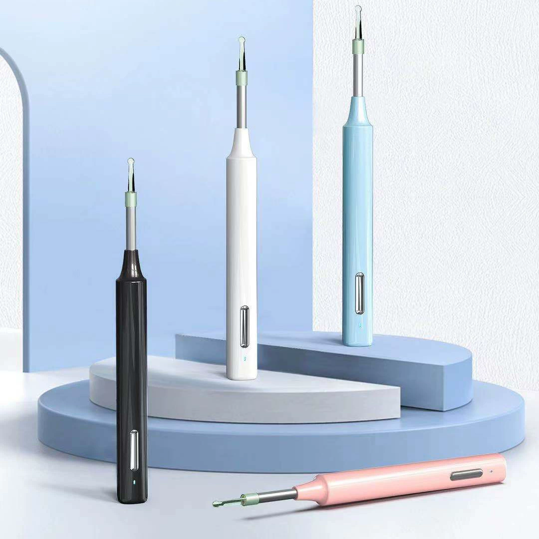 [Теперь] с лампой свечения видимая ушная ложка wifi беспроводное видео ушной ушной ушной очиститель ушной ложки эндоскоп