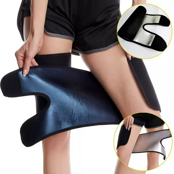 Cross-border sauna leggings straps thigh muscles fixed sweat bundle leg local accelerated sweat free size two-pack