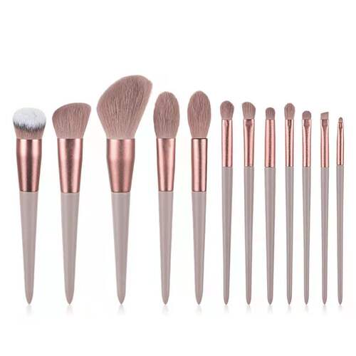Pattern 13 Pieces Creamy Color Makeup Brush Set Dust Brush Eyeshadow Brush Dust Brush Full Set Beauty Makeup Brush Dropshipping