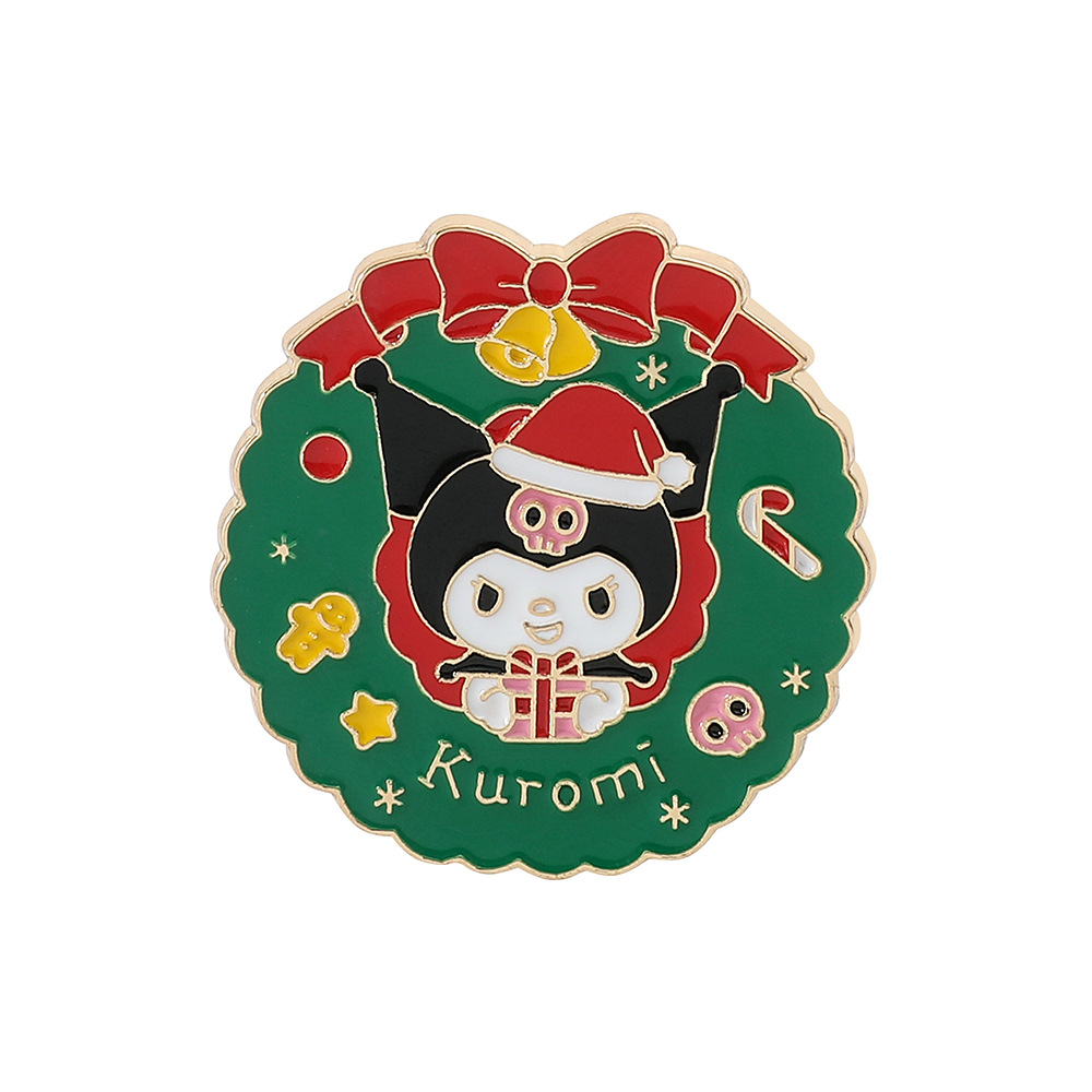 Venta caliente cien Sanrio serie de metal broche de dibujos animados coolomi Yugui perro KT gato todo-fósforo de moda insignia