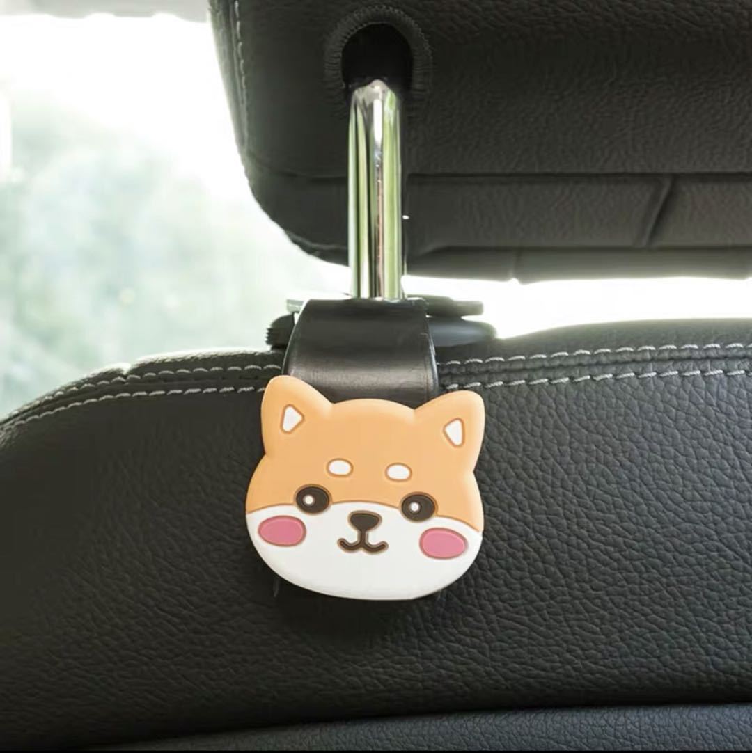 Productos de automóviles creativos, asiento trasero montado en el automóvil, gancho de asiento trasero, gancho de automóvil pequeño, lindo