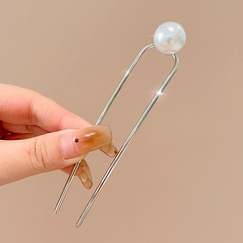 Cuatro dientes enchufe de cabello para mujer 2025 nuevo tipo de cabeza de bola fijación en forma de U enchufe de cabello de alta calidad enchufe de cabello