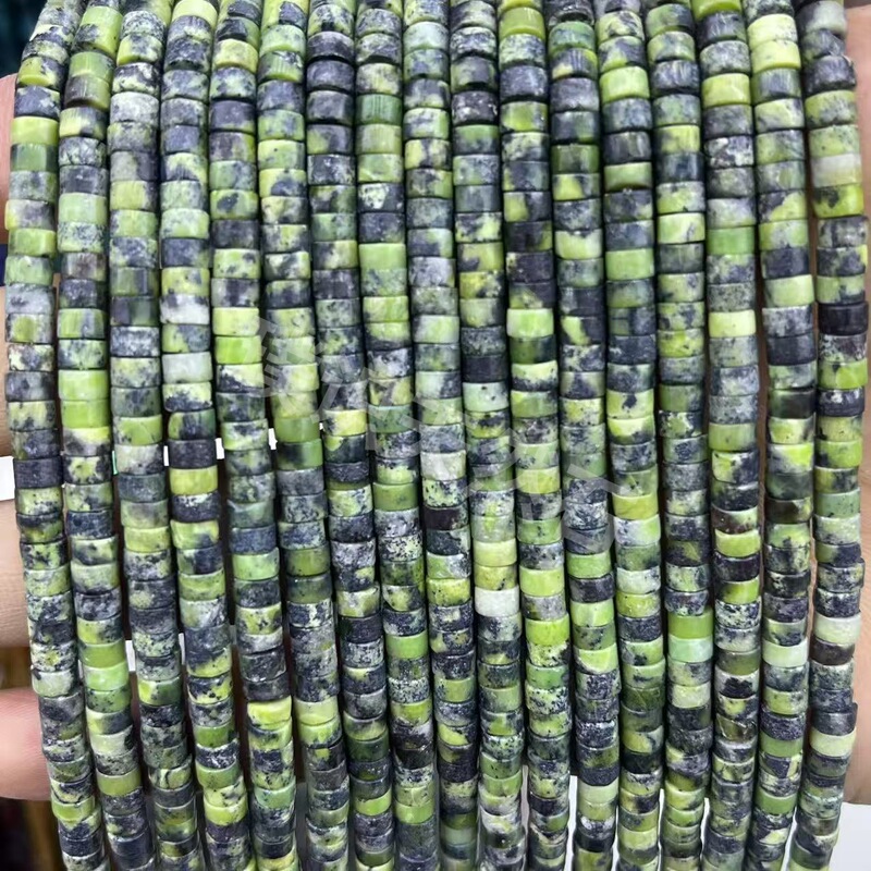 2*4mm天然石管珠隔片散珠玉髓青金水晶圆柱隔珠diy饰品配件批发|undefined