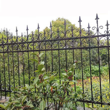金华厂家定制花园围栏庭院围墙护栏草坪栏杆院子铁艺栅栏厂房墙围
