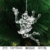 Acrylic transparent pendant, crystal, decorations, layout, accessory, with snowflakes