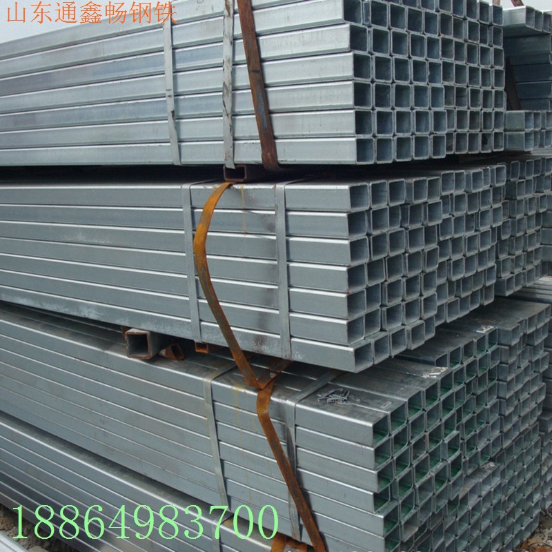方矩管厂家现货镀锌方管 合金方管120*50*8 镀锌矩形管镀锌方钢管