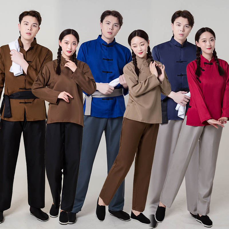 Rural ordinary people a bao costume costume ancient costume staff the butler of the republic of china old grandpa northern shaanxi peasant costume