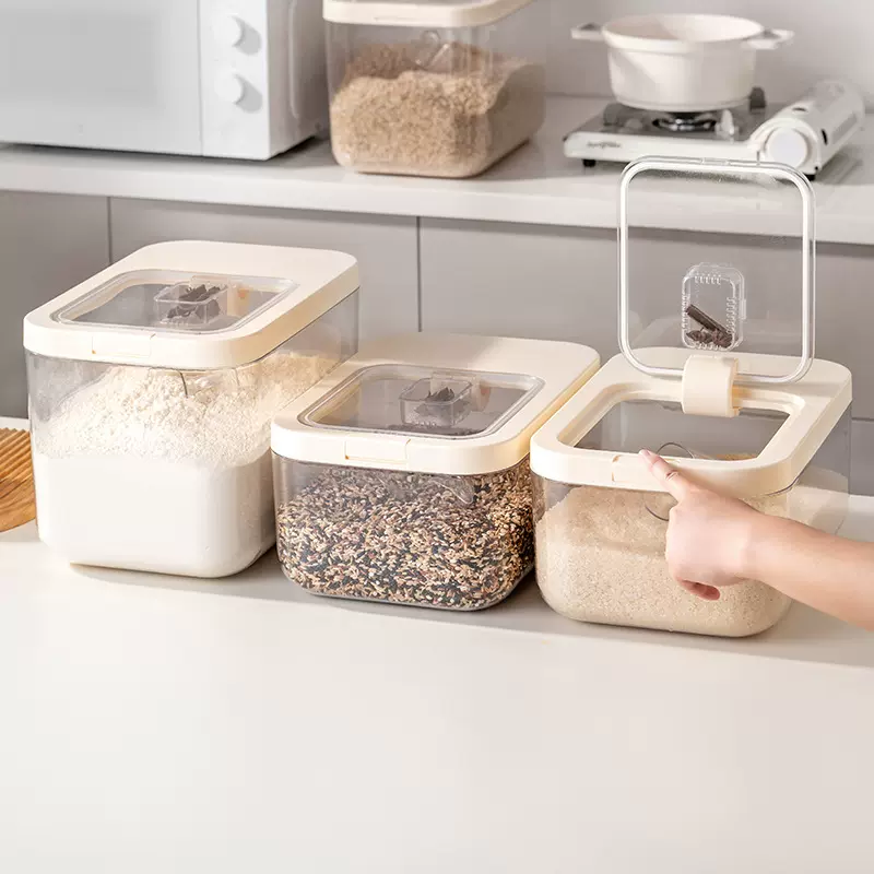 米桶家用厨房防虫防潮密封五谷杂粮收纳盒面粉大米储存罐米箱米缸