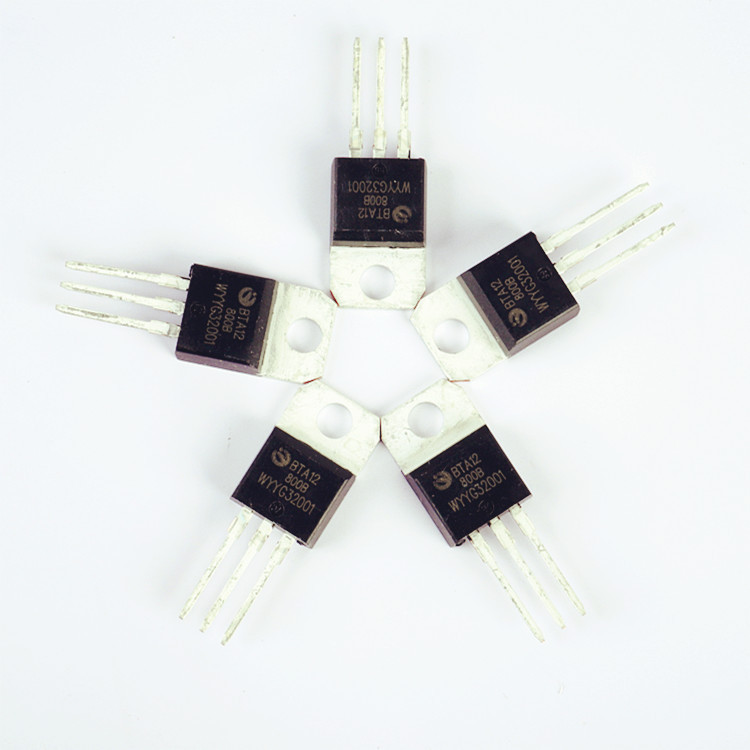 双向可控硅BTA12-800B 12A大芯片TO-220  厂家直销可来参数订购