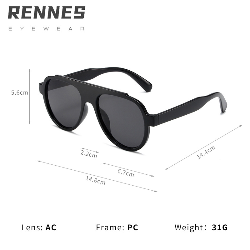 Espejo de sapo de marco grande europeo y americano transfronterizo para hombres y mujeres 2024 nueva tendencia y moda de ciclismo al aire libre gafas de sol anti-ultravioleta