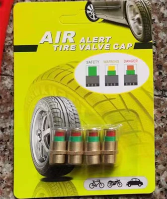 tire pressure warning device – Air pressure gauge/tire pressure gauge - set-of-brass-cores
