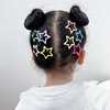 Children's small matte hairgrip, cute bangs, hairpins