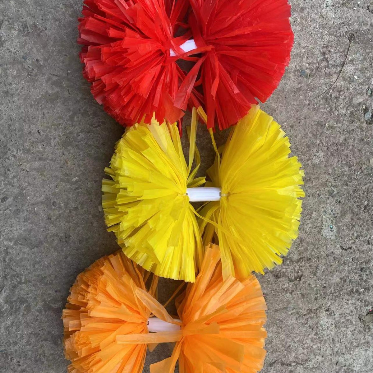 Porristas flor bola suministros danza mano la flor animadora competencia de baile especial de los niños día la flor bola