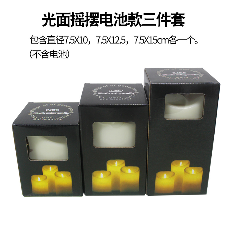 LED vela electrónica de control remoto concierto de boda sin humo falso vela guión matar decoración de cumpleaños romántico transfronterizo