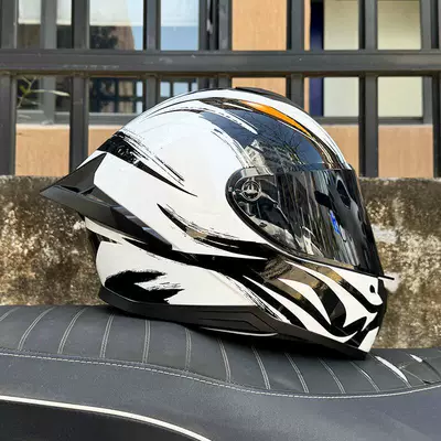 Safety Helmet for Men and Women, Motosiklet kaskı (dəbilqə) - white-dark-elf-tea-mirror-y10-soft-wheat-delivered-with-transparent-mirror-s