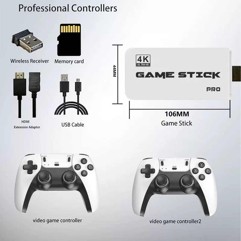 Retro game console, wireless handle for home use, (Cross-border trading), 4G