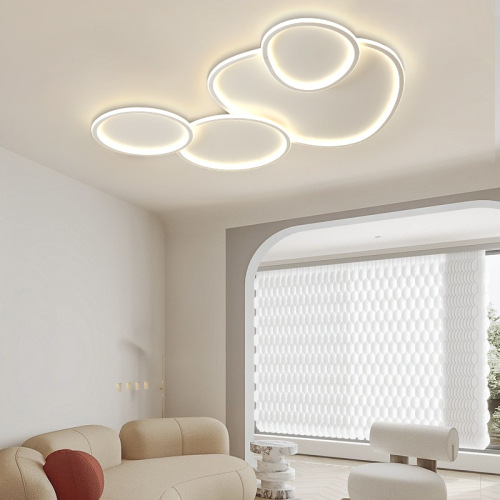 Living room lamp new Nordic LED lamp simple modern atmosphere minimalist creative bedroom Zhongshan lamp ceiling lamp