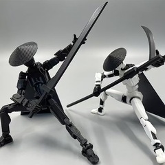 3D打印人偶创意桌面多关节可动摆件假人玩偶可DIY拼装侠客行手办