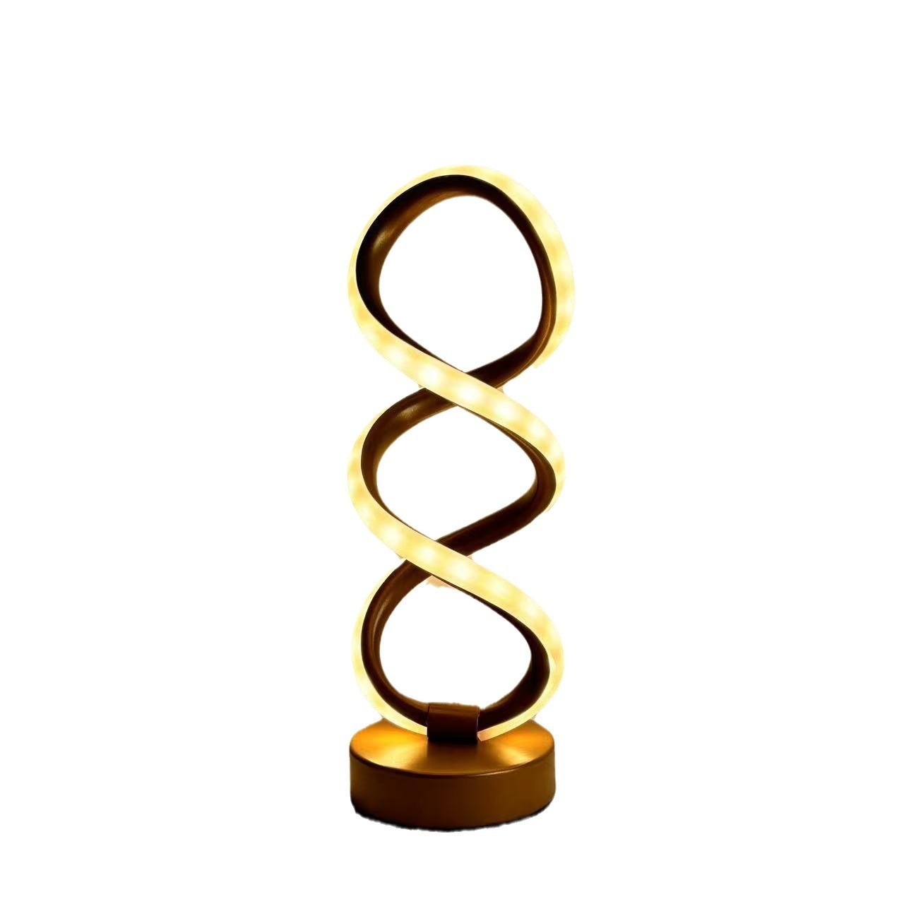 Explosiones transfronterizas, aluminio 3 colores sin electrodos atenuantes lámparas de escritorio decorativas creativas, alimentación USB