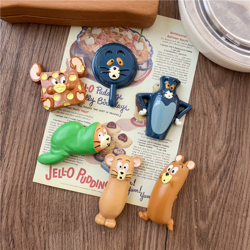 かわいい創意的な猫のネズミの冷蔵庫は磁気を貼ってアメリカのアニメの漫画の磁気を貼って家の装飾を吸い込みます。|undefined