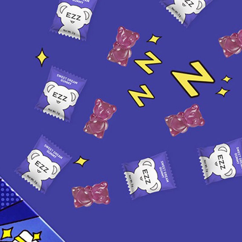 EZZおやすみ甘い夢グミギャバかわいいコアラ外形ゲルキャンディー60g/箱|undefined