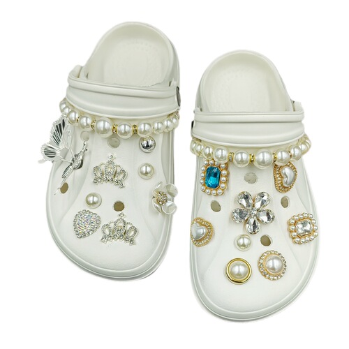 Cross-border DIY Crocs Morpho Butterfly Set Garden Shoes Jewelry Accessories Decoration Removable I-Buckle Accessories
