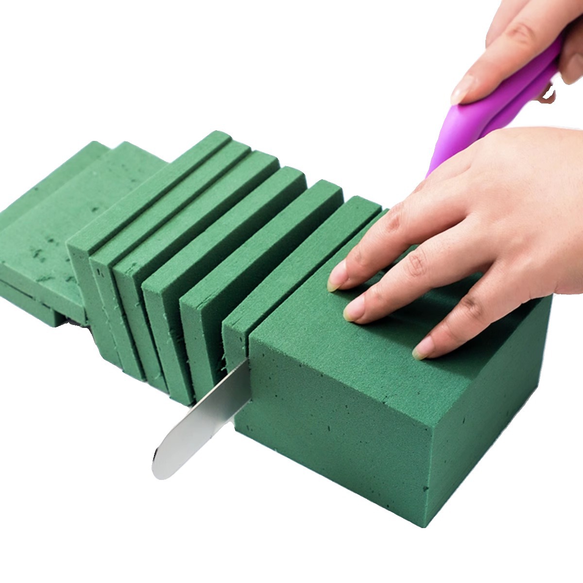 Alma de siete colores Orsace, barro de flores, barro de flores, bloque de barro de flores, arreglo de flores, ramo de barro, base de embalaje, material floral