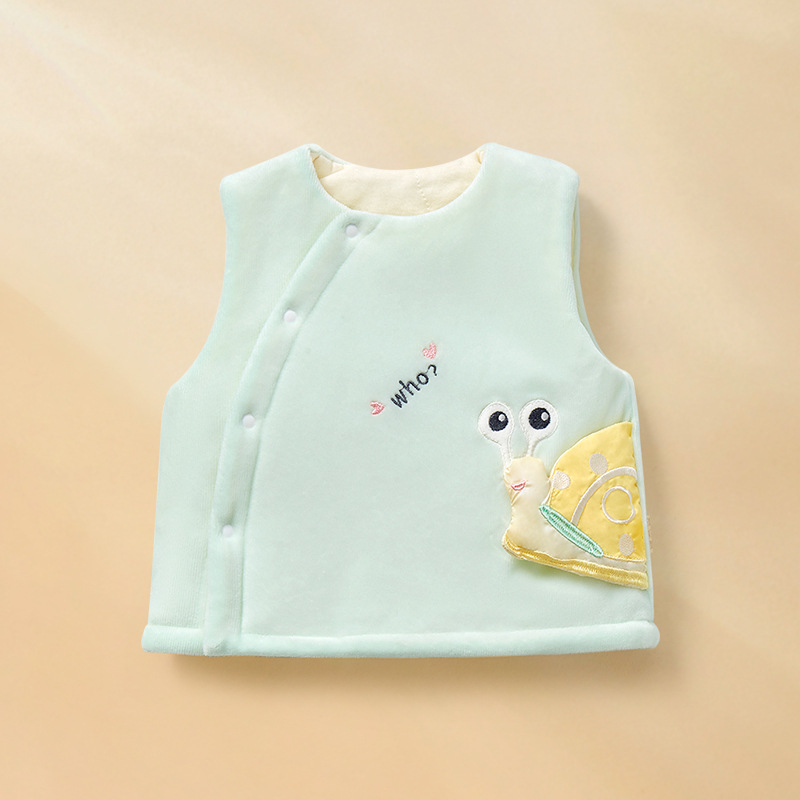 Chaleco de bebé otoño y invierno, chaleco de algodón para niños, chaleco de invierno para niños, chaleco de hombro caliente para bebés