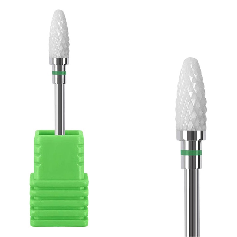 Clavo de cerámica de molienda cabeza sola de cerámica de maíz tipo bala eléctrica máquina de pulir de uñas herramienta especial