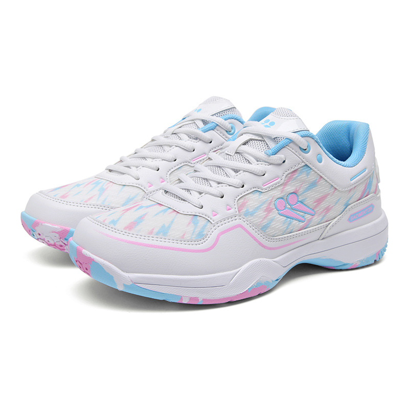 Nuevos zapatos de bádminton transfronterizos, zapatos de tenis para hombres y mujeres, zapatos de voleibol planos, zapatos de tenis de mesa ligeros