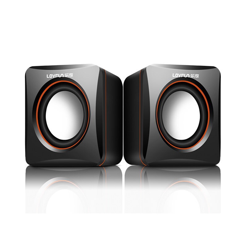 Lefang Small Square USB Desktop 2.0 Small Speaker Desktop Computer Notebook Small Speaker Computer Accessories Wholesale