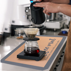 Cross-border silicone coffee machine mat kitchen dining bar dishwashing bar drain mat simple style silicone insulation mat dining table mat