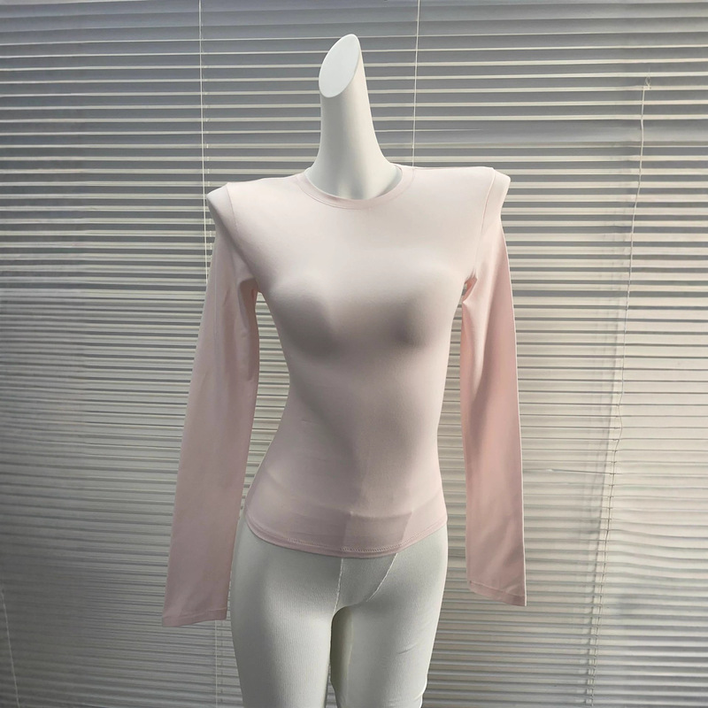 Domestic In-Stock Skims Long-Sleeve Kardashian Cotton Jersey Shapewear Cotton Sports Top T-Shirt Domestic In-Stock Skims Long-Sleeve Kardashian Cotton Jersey Shapewear Cotton Sports Top T-Shirt
