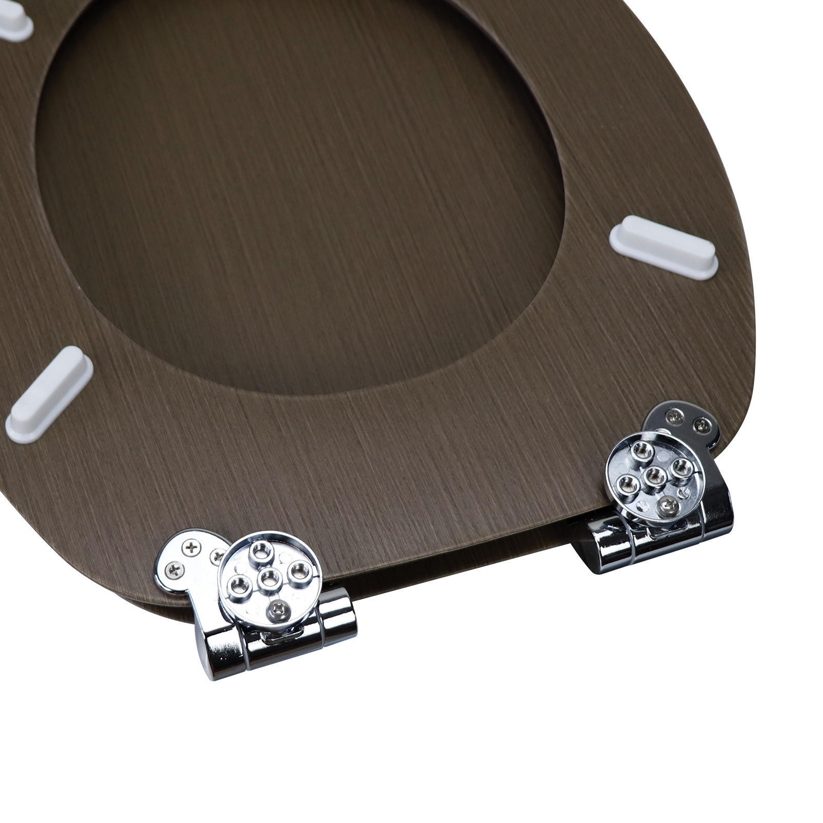 Fábrica directa placa de densidad de madera MDF cubierta de inodoro pvc placa impresa patrón de madera caída lenta image 5
