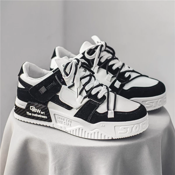 Black and white