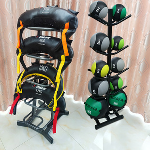 Gym Medicine Ball Rack Multi-Layer Household Croissant Storage Rack Gravity Basketball Football Wall Ball Storage Rack