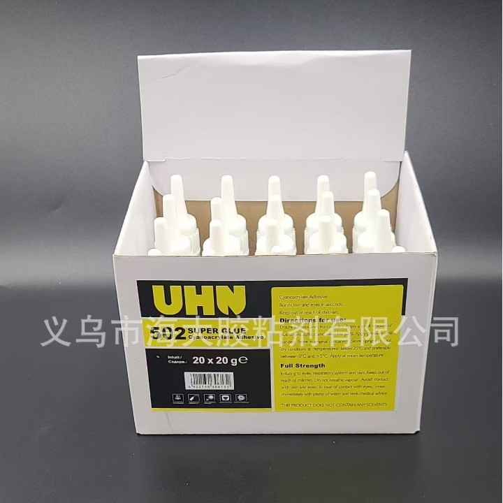 UHN 502胶水 3秒瞬间强力胶木材金属塑料