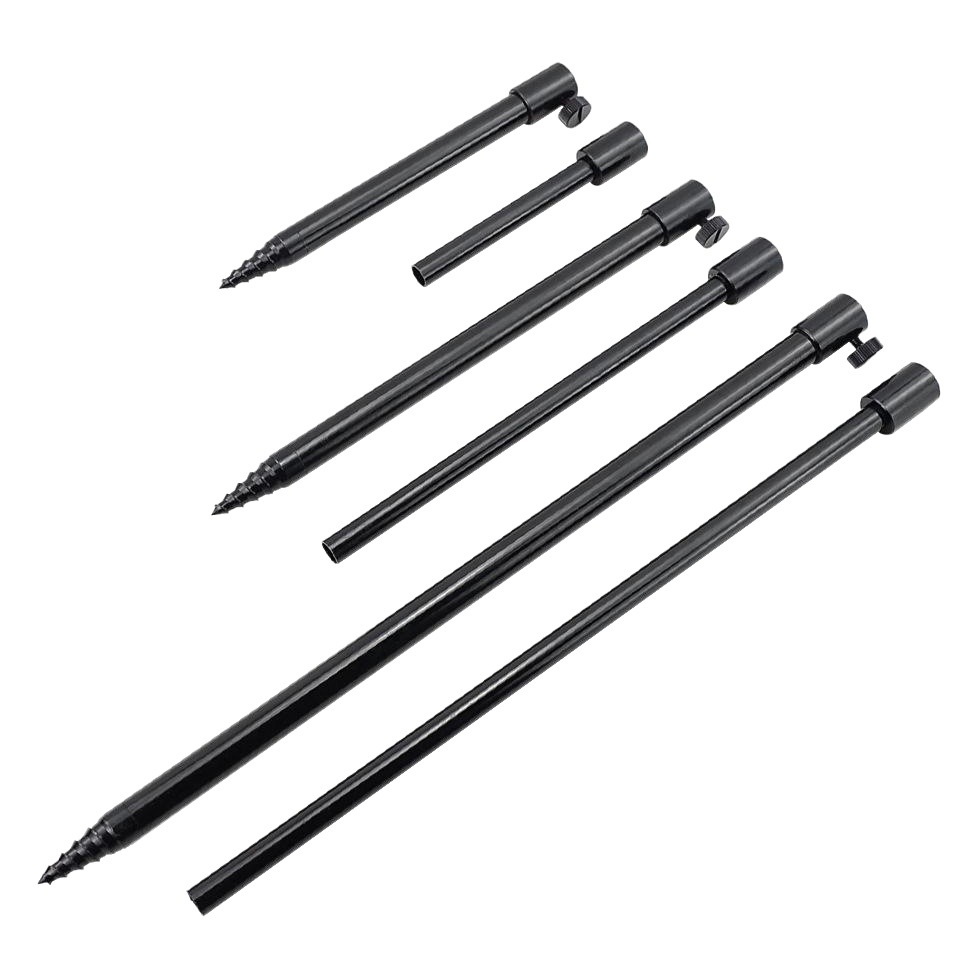 Cross-Border Library Fishing Sea Rod Bracket Ground Insert Aluminum Alloy Two-Section Retractable Fishing Rod Fishing Rod Fishing Supplies Wholesale