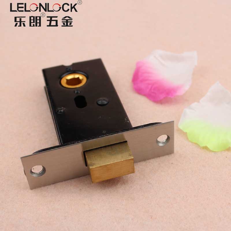 Personalizada puerta invisible cerradura unilateral cerradura pequeña cerradura negra cerradura de cobre cerradura de anillo de tracción pequeña cerradura de lengua única cerradura