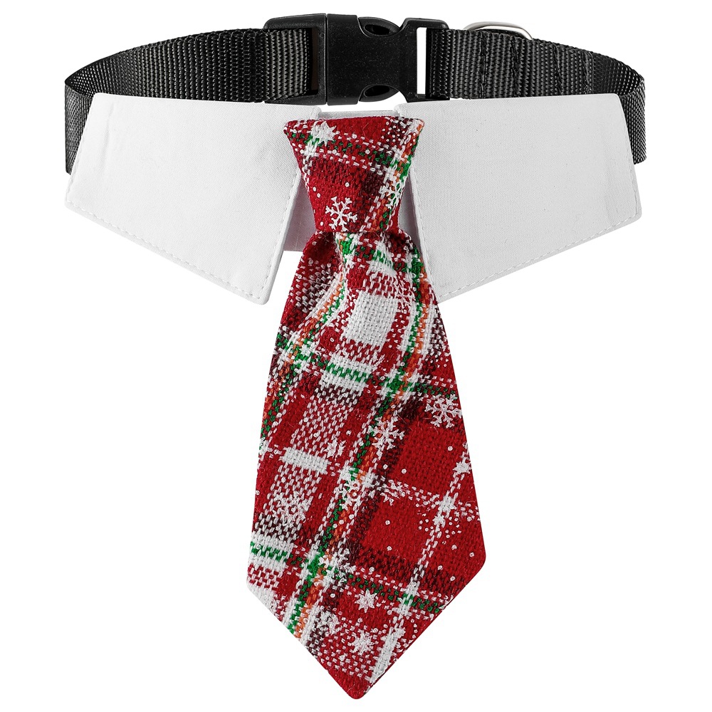 Tanpopo Navidad PET collar tie ropa para mascotas accesorios para mascotas pequeño mediano y grande perro tie