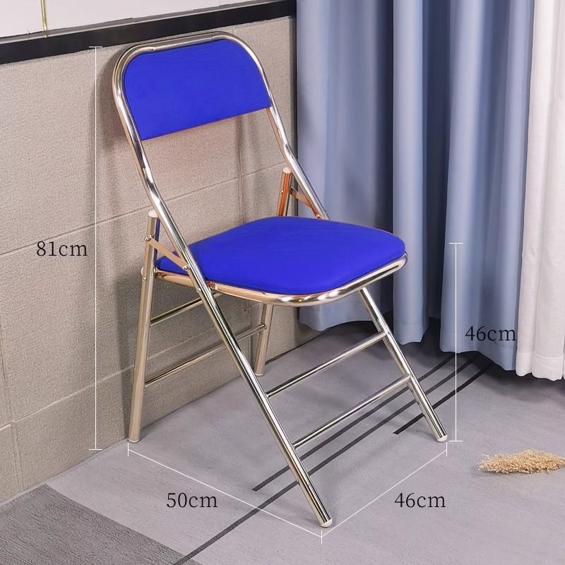 silla de acero inoxidable gruesa silla de respaldo casera reposabrazos individuales asiento de ocio asiento al aire libre silla de comedor taburete