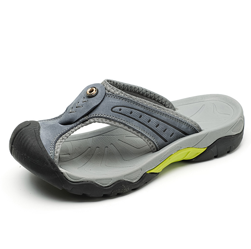 2026 sandalias de cuero casuales para hombres zapatos de playa de verano sandalias deportivas al aire libre sandalias de montaña zapatillas de trekking
