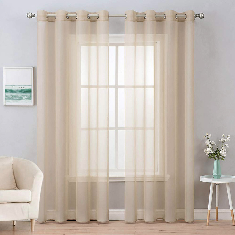 Cross-Border Ebay Amazon Sheer Solid Color Full Multi-Layer Sheer Curtain Transparent Curtain Finished Sheer Curtain Shaoxing Foreign Trade Curtain Cross-Border Ebay Amazon Sheer Solid Color Full Multi-Layer Sheer Curtain Transparent Curtain Finished Sheer Curtain Shaoxing Foreign Trade Curtain