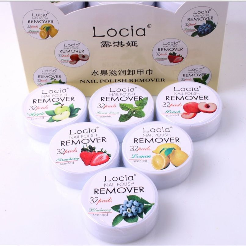 Rukia nail remover disposable nail remover wipes fruity moisturizing nail remover nail remover topsheet cleaning cotton whole box