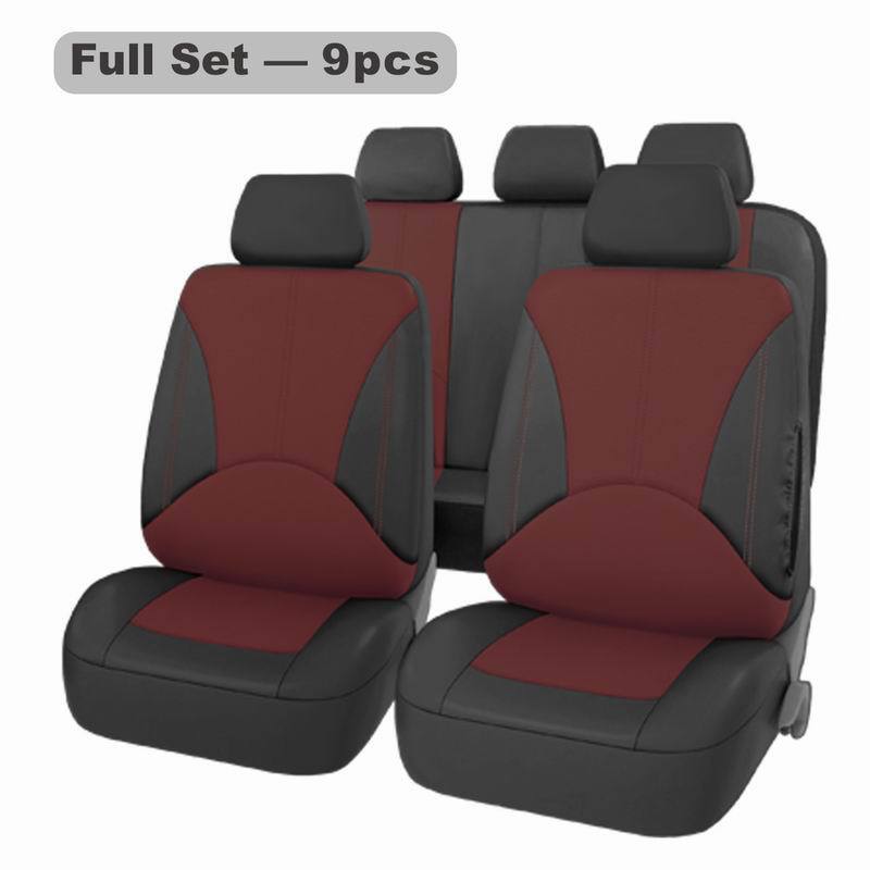 クロスボーダーユニバーサルカーシート9点セットPUレザー車四季ユニバーサルシートクッションカバー外国貿易Amazonベストセラー|undefined